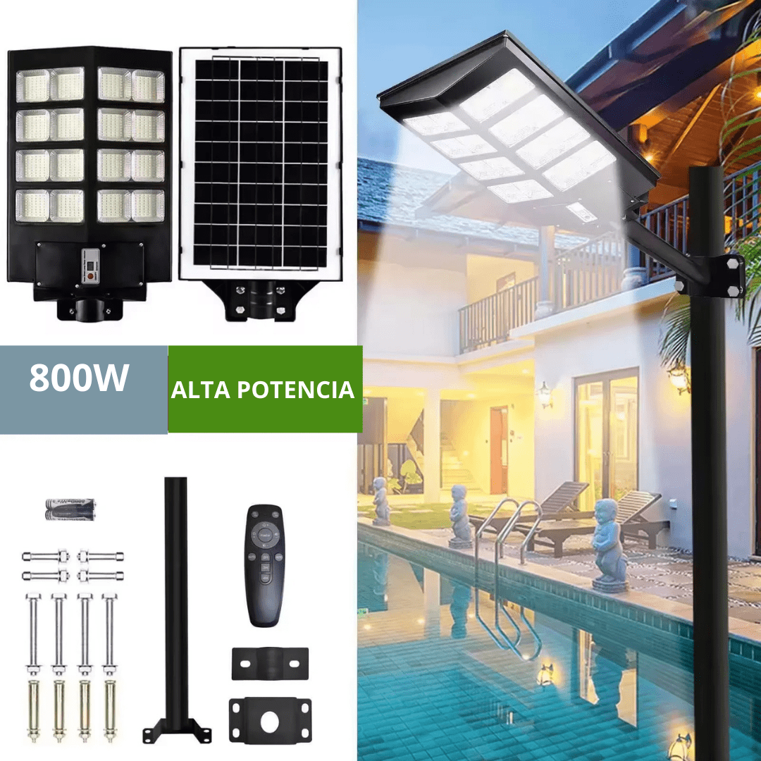 Lámpara solar de 800W